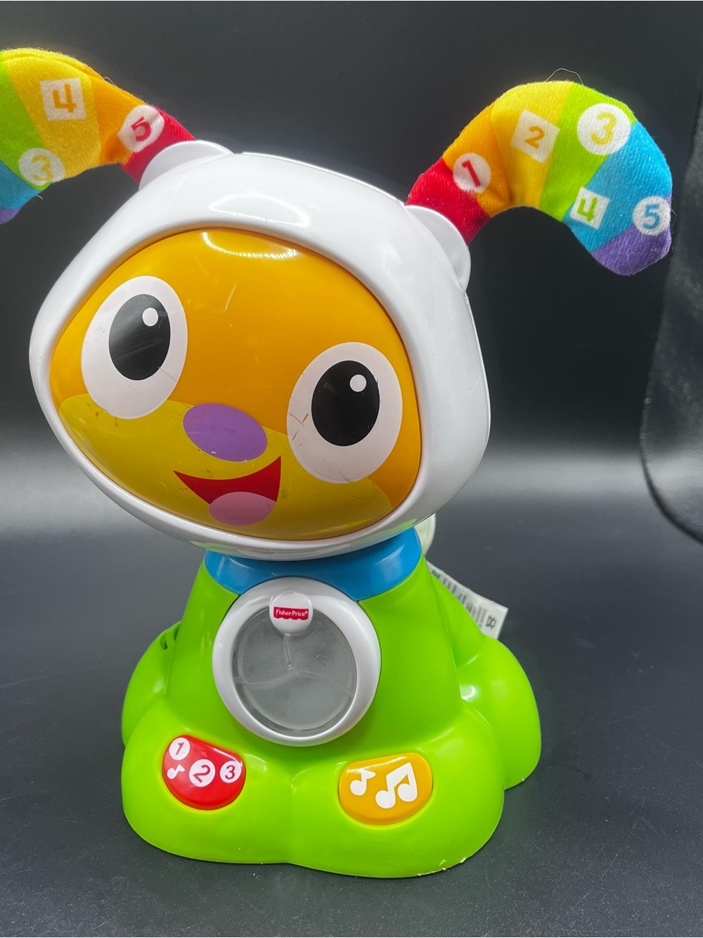 Fisher Price Bright Beats Dance & Move Green BeatBowWow Light Up Puppy Dog